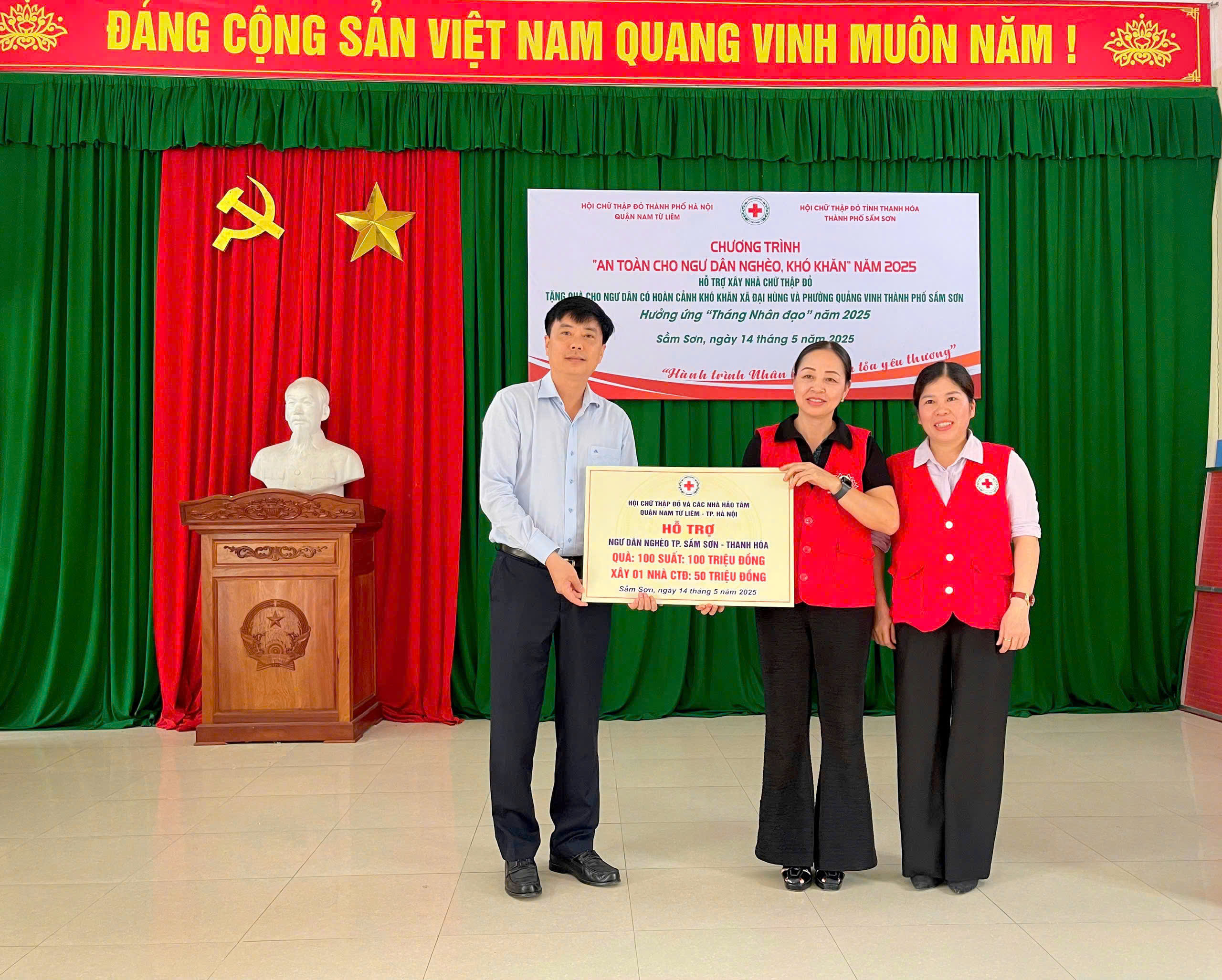 Chung tay vì ngư dân khó khăn: 100 suất quà và 1 mái nhà ấm áp được trao tại Thành phố Sầm Sơn